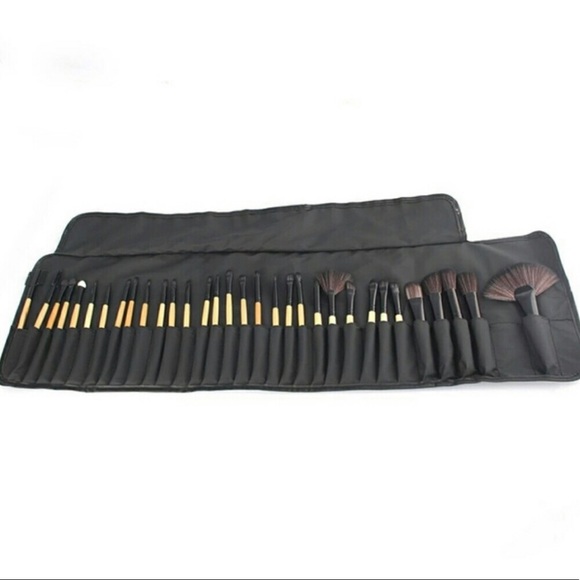 VANDER 32 pc Make-up Brushes in Roll-up Case NWT - Picture 7 of 7